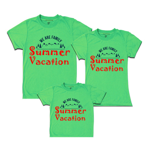 we are family summer vacation tees