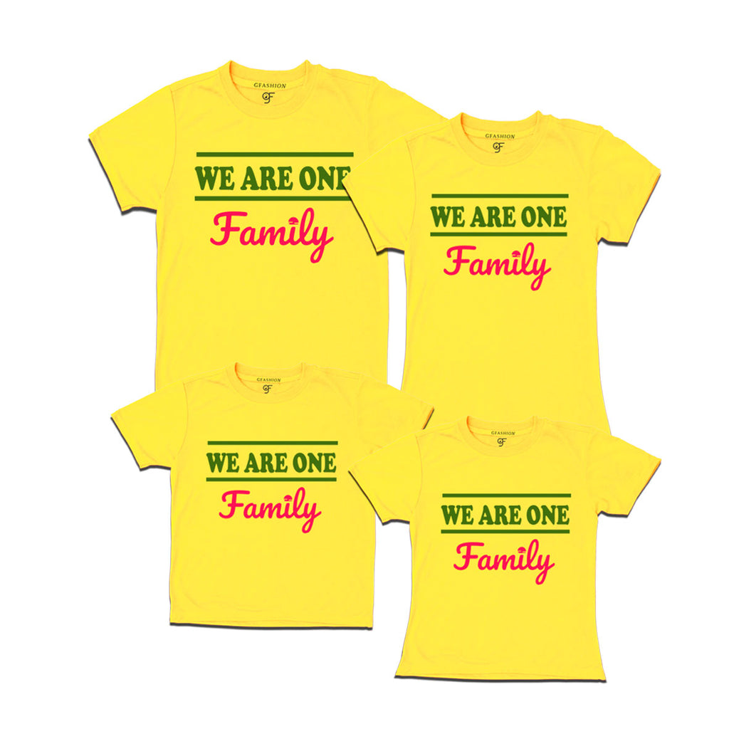 Print Family Tees We Are One T Shirts-family Tees Family Tees Set