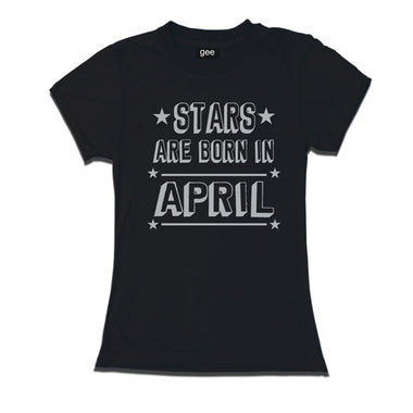 Women Stars Born in April-Birthday t-shirts