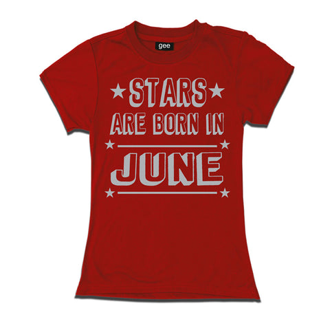 Women Stars Born in June-Birthday t-shirts