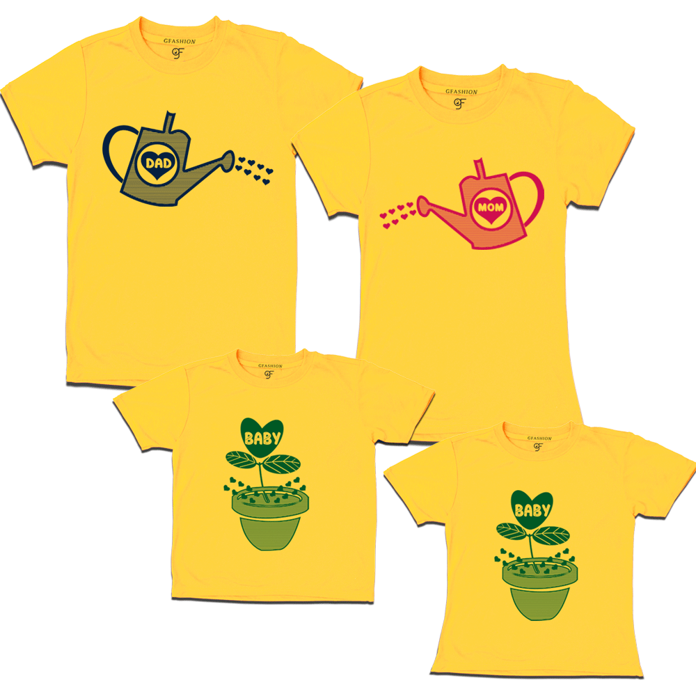 Matching family t shirts set of 3 and 4