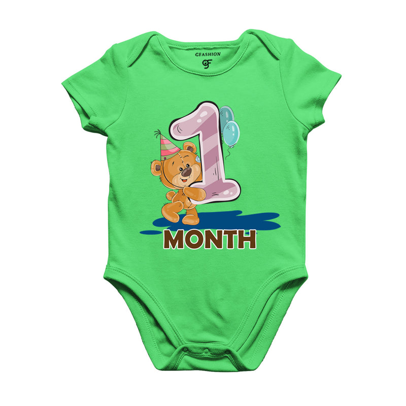 i am one month old -baby rompers/bodysuit/onesie