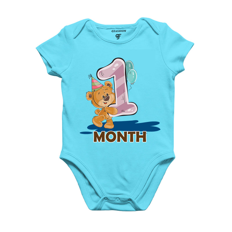 i am one month old -baby rompers/bodysuit/onesie