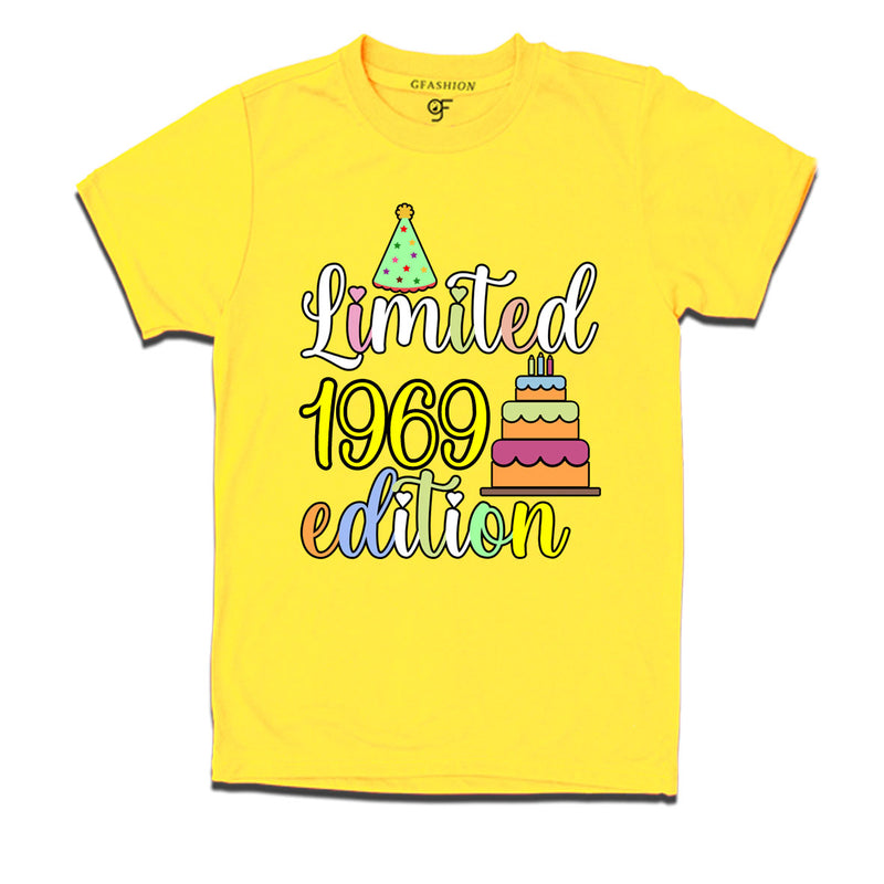 limited 1969 edition birthday t-shirts