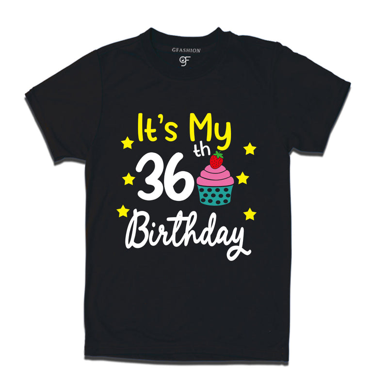 it's my 36th birthday tshirts for  men's and women's