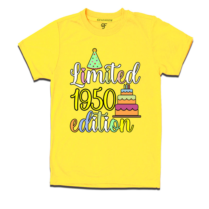 limited 1950 edition birthday t-shirts