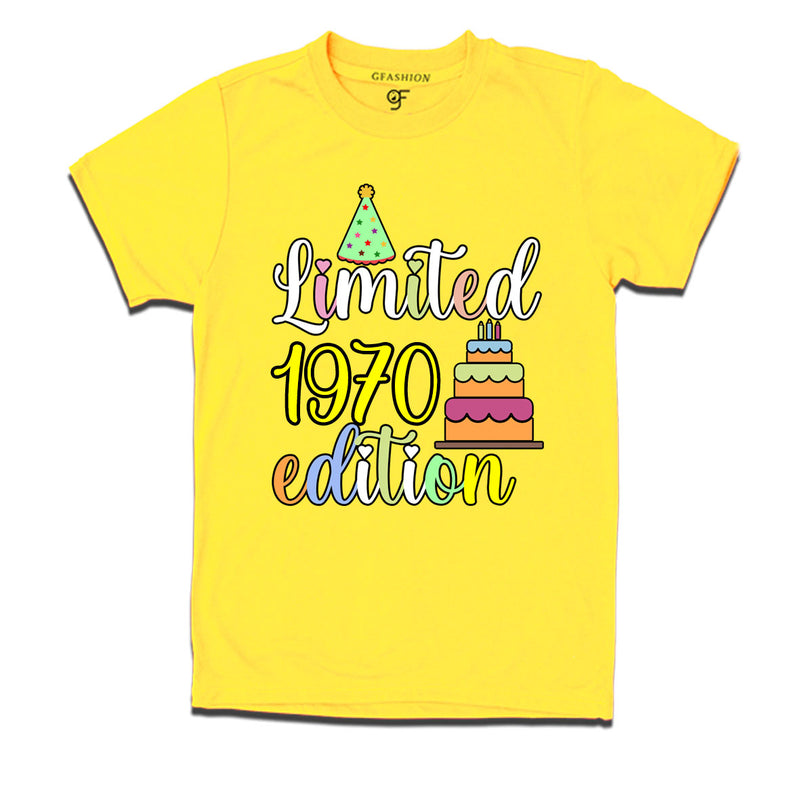 limited 1970 edition birthday t-shirts