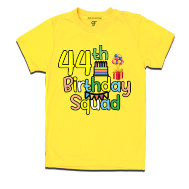 44th birthday squad t shirts
