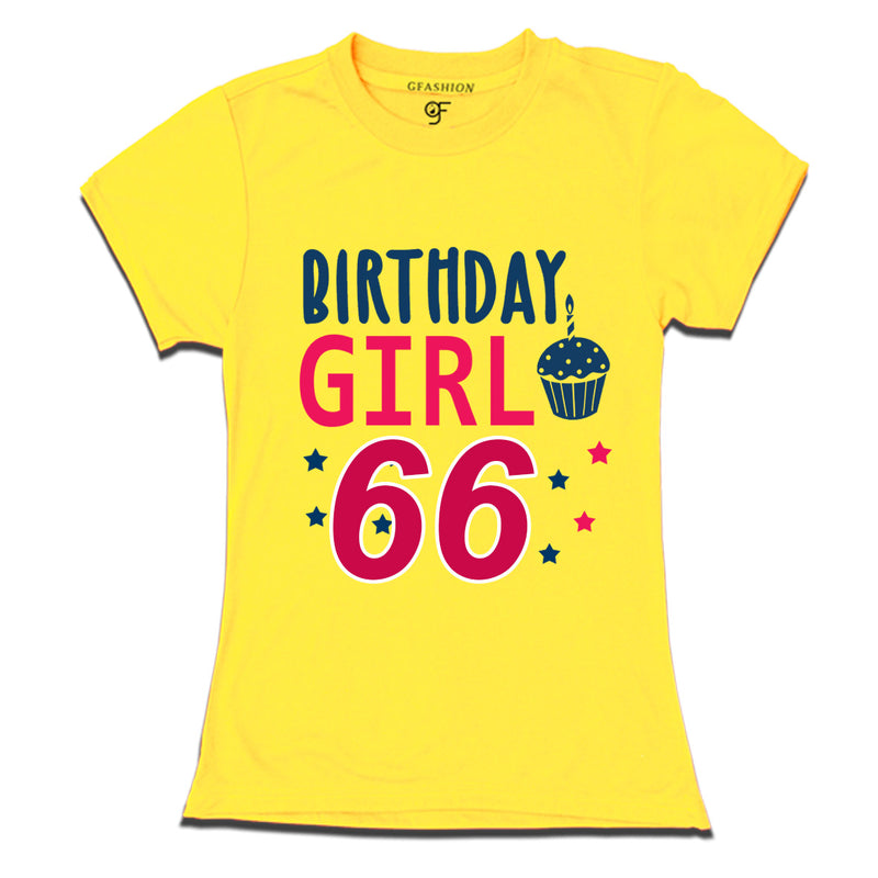 Birthday Girl t shirts for 66th year