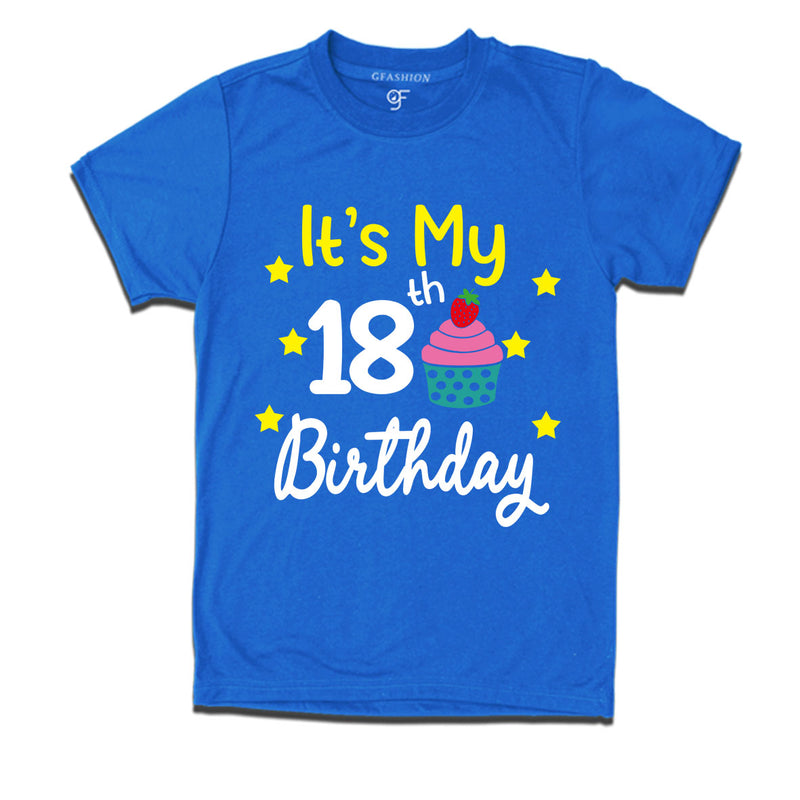 it's my 18th birthday tshirts for boy and girls