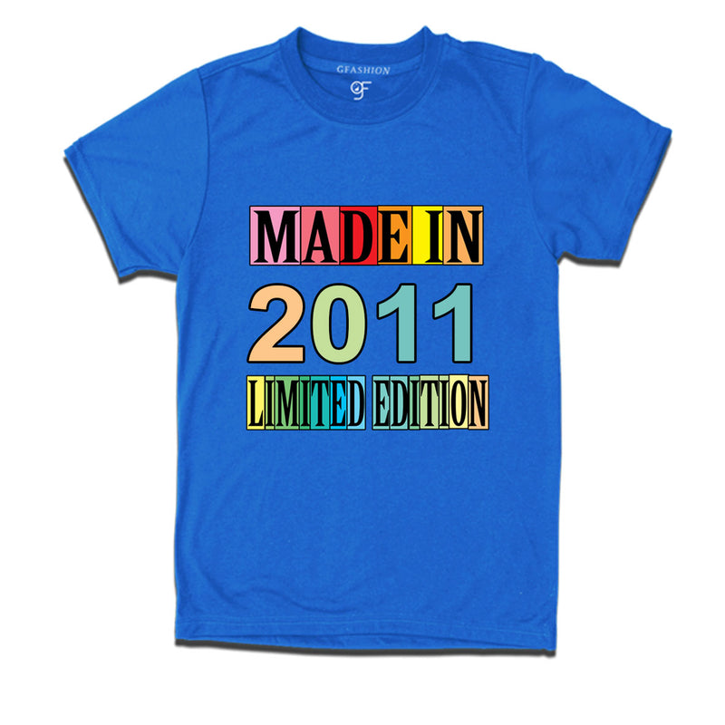 Made in 2011 Limited Edition t shirts