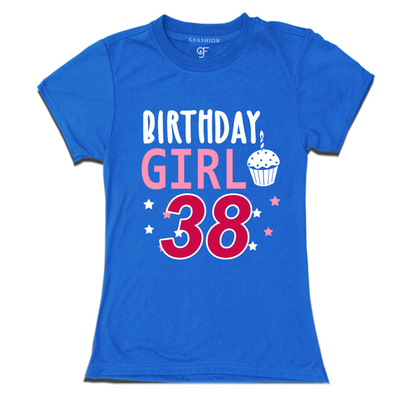 Birthday Girl t shirts for 38th year