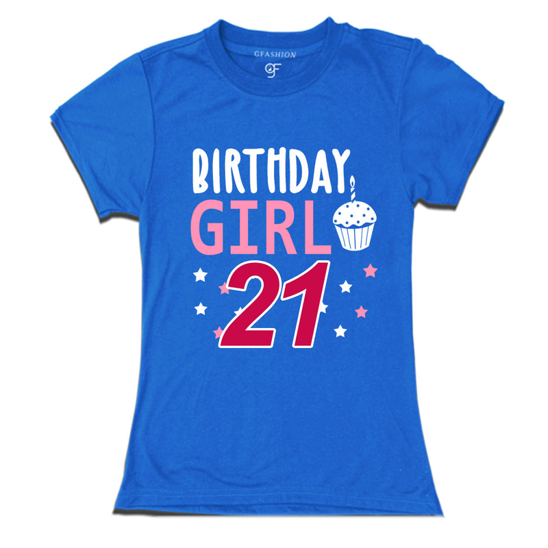 Birthday Girl t shirts for 21st year