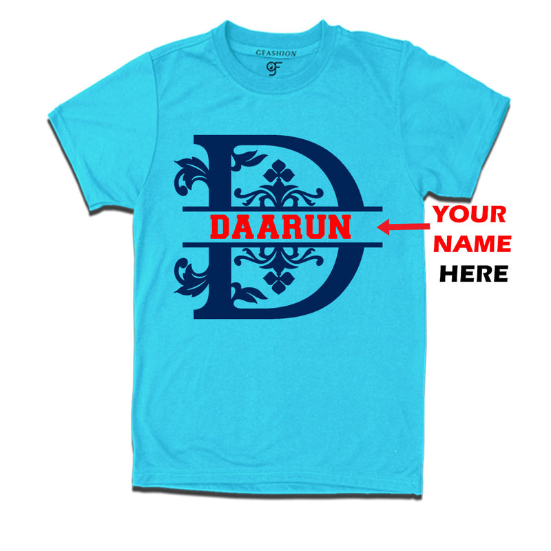 Initial D with name t shirts for kids and adults