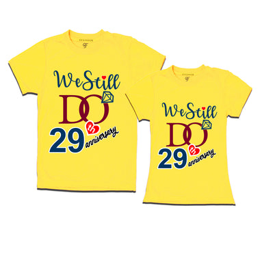 We Still Do Lovable 29th anniversary t shirts for couples