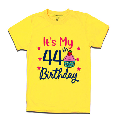 it's my 44th birthday tshirts for men's and women's