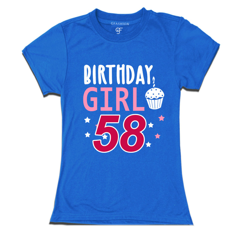 Birthday Girl t shirts for 58th year