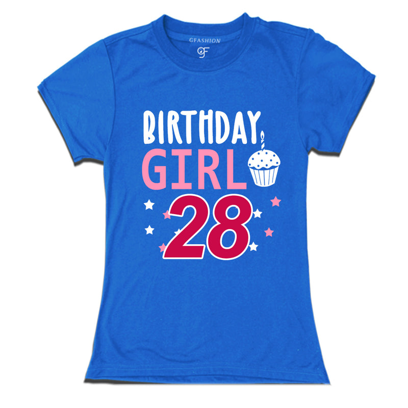 Birthday Girl t shirts for 28th year