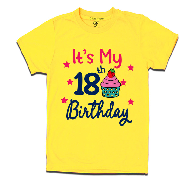 it's my 18th birthday tshirts for boy and girls