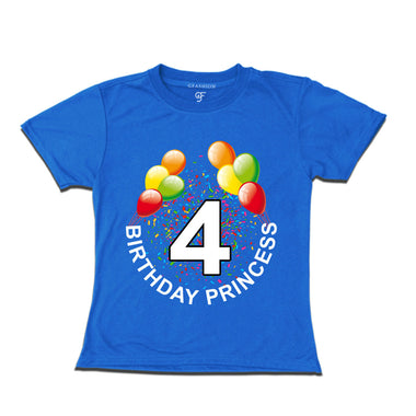 Birthday princess t shirts for 4th birthday