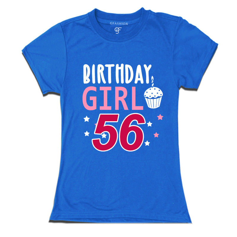 Birthday Girl t shirts for 56th year