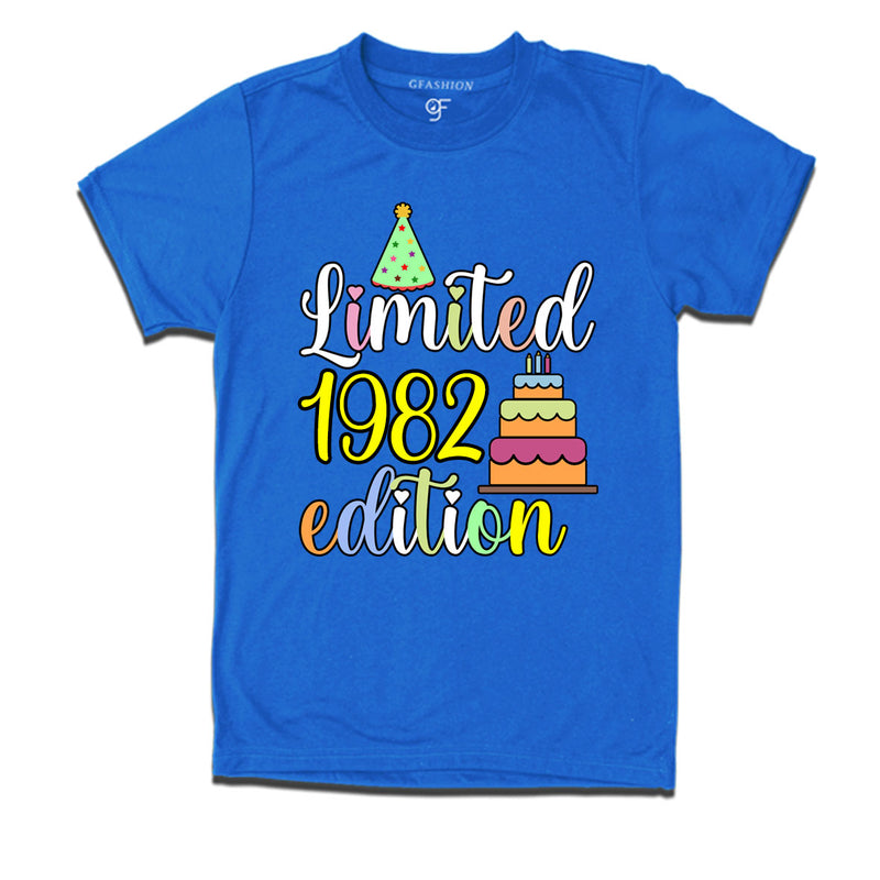 limited 1982 edition birthday t-shirts