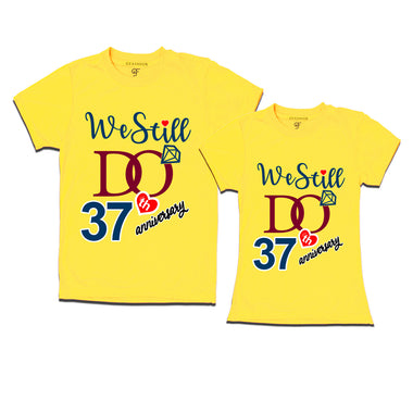 We Still Do Lovable 37th anniversary t shirts for couples