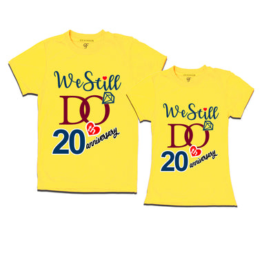 We Still Do Lovable 20th anniversary t shirts for couples