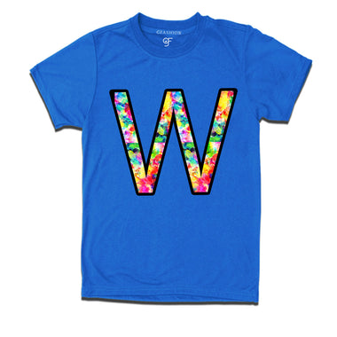 Initial W t shirts for kids and adults