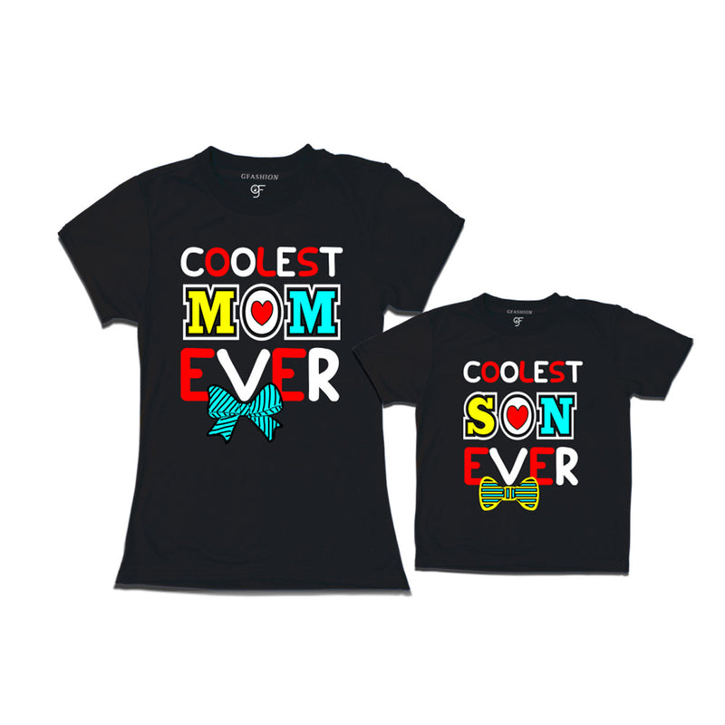 COOLEST MOM SON EVER MATCHING T SHIRTS
