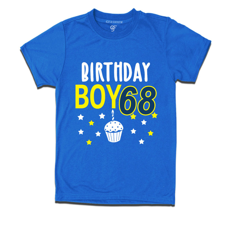 Birthday boy t shirts for 68th year