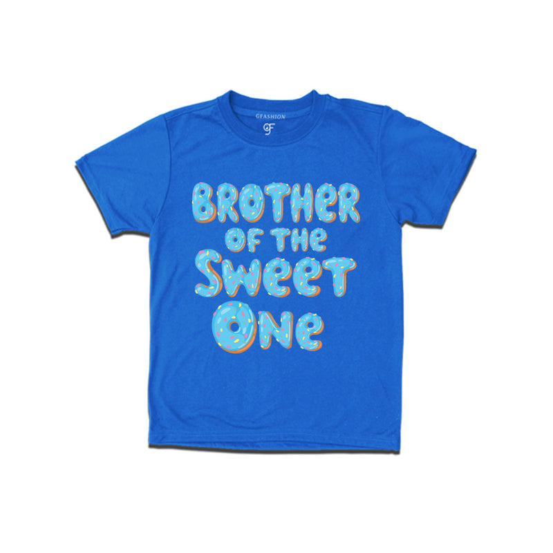 Brother of the sweet one Donut boys t shirt