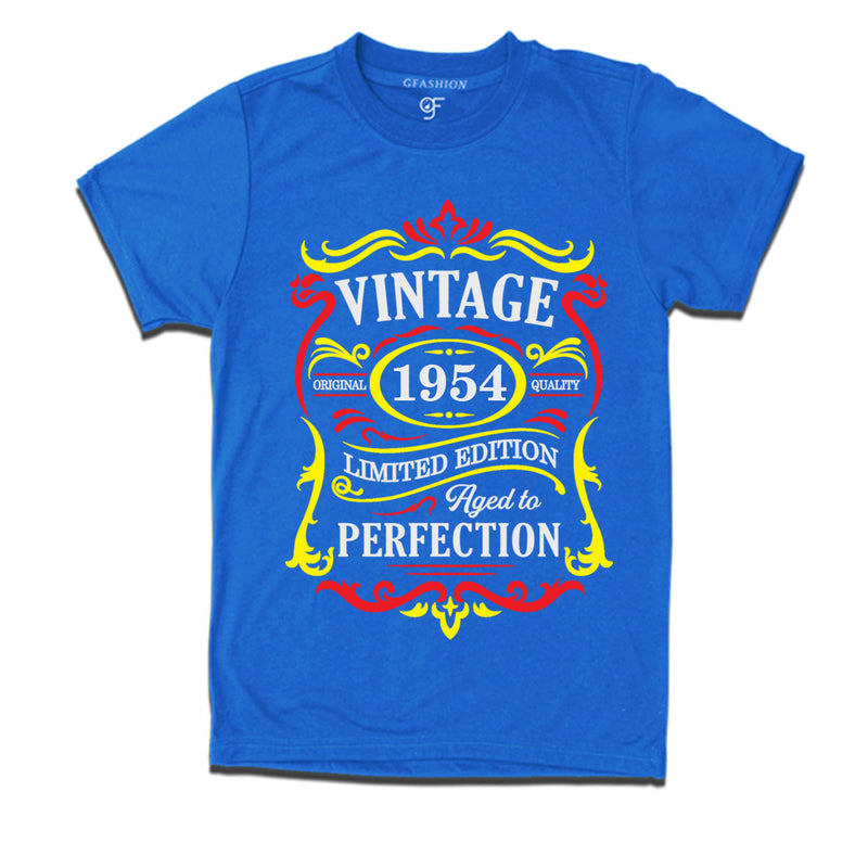 vintage 1954 original quality limited edition aged to perfection t-shirt