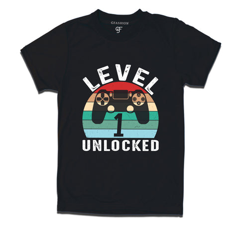 level 1 unlocked cotton tshirts for boys and girls