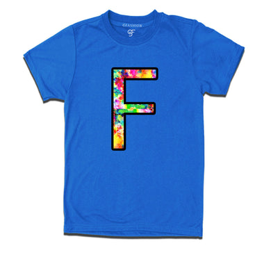 Initial F t shirts for kids and adults