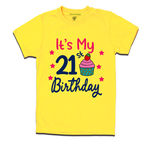 it's my 21st birthday tshirts for boy and girls