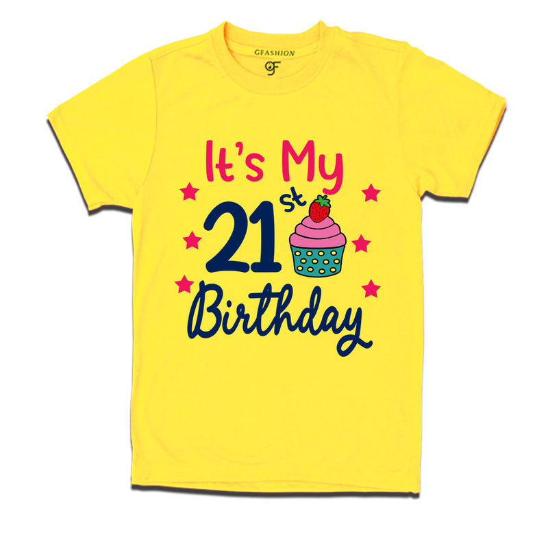 it's my 21st birthday tshirts for boy and girls