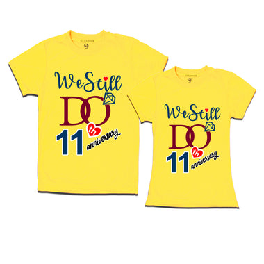We Still Do Lovable 11th anniversary t shirts for couples
