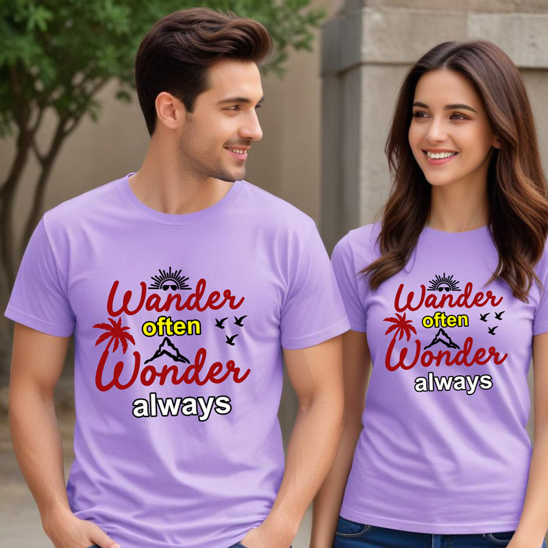 Wander often Wonder Always tshirts