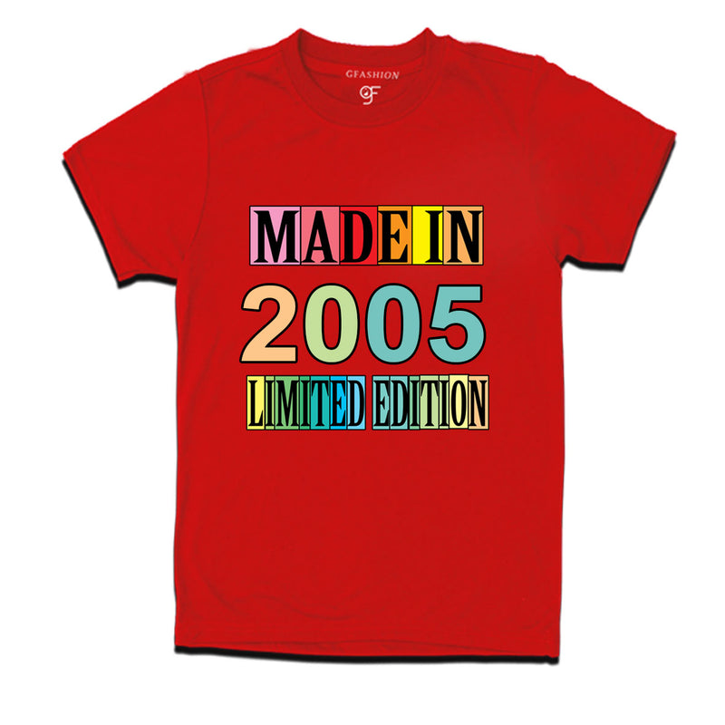 Made in 2005 Limited Edition t shirts