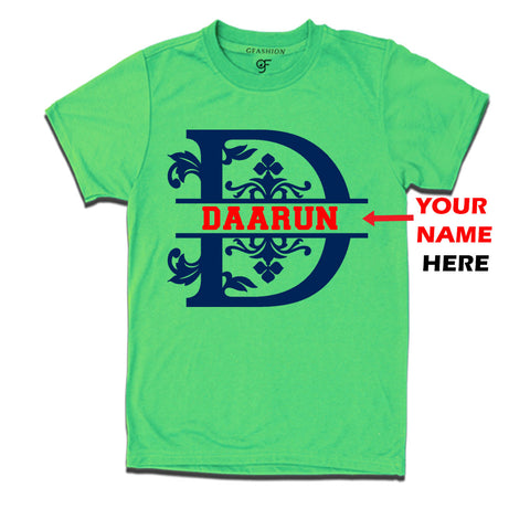 Initial D with name t shirts for kids and adults