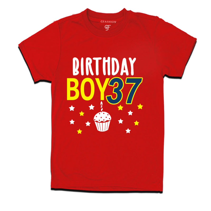 Birthday boy t shirts for 37th year