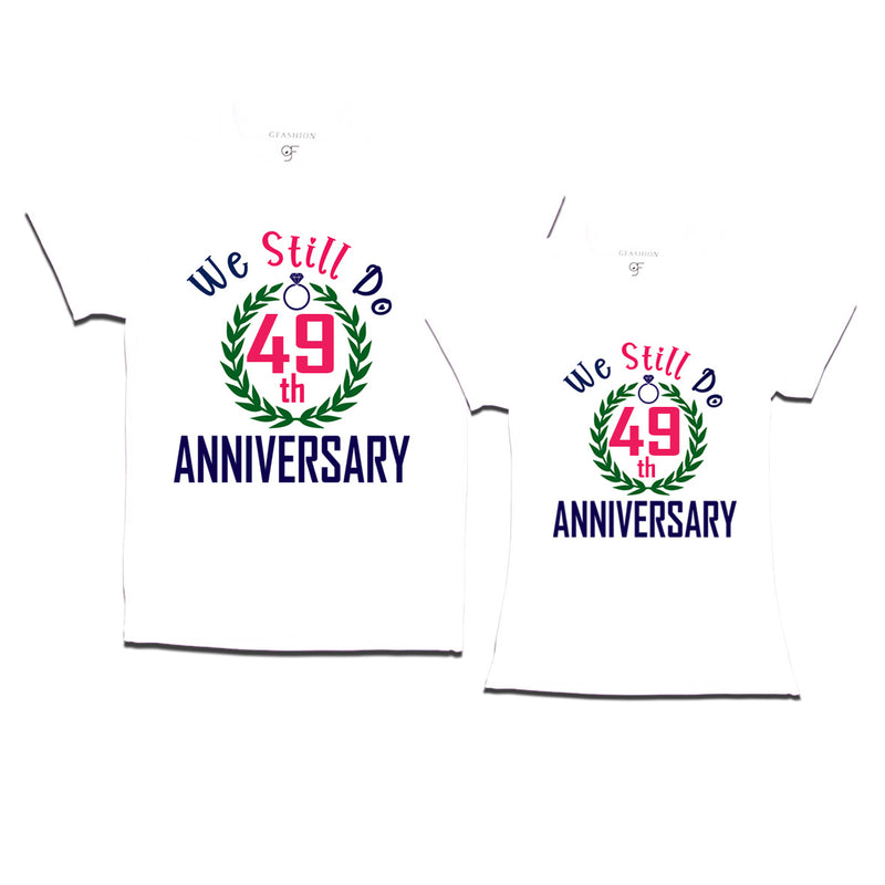 We still do 49th anniversary couple t shirts