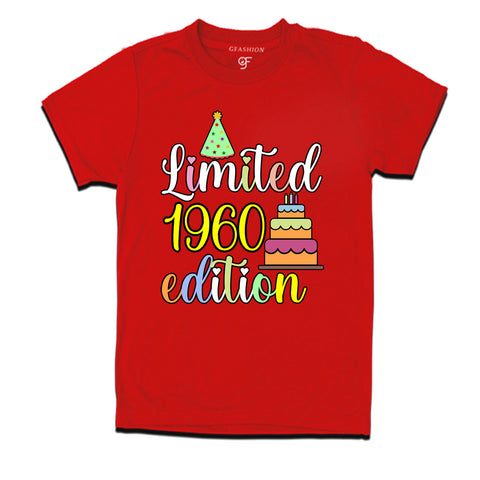 limited 1960 edition birthday t-shirts