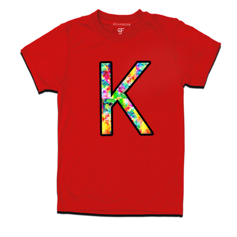 Initial K t shirts for kids and adults