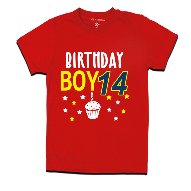 Birthday boy t shirts for 14th year