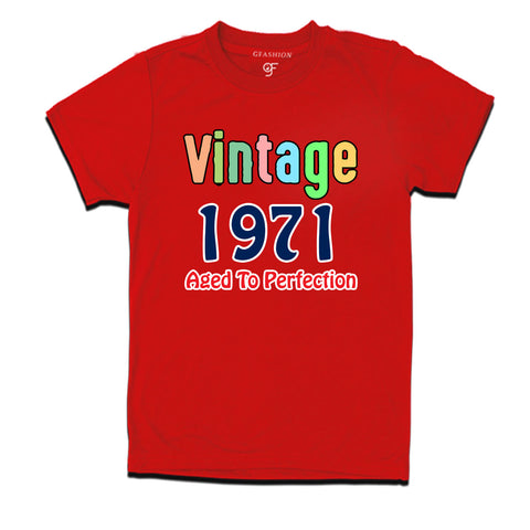 vintage 1969 aged to perfection t-shirts