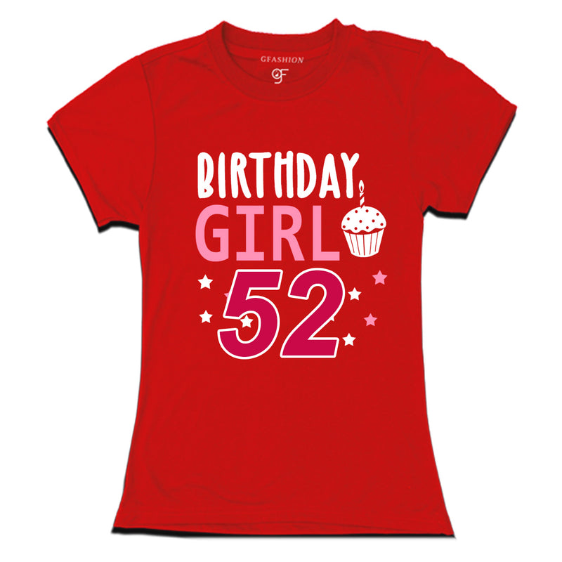 Birthday Girl t shirts for 52nd year