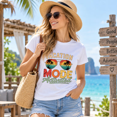 Vacation Mode Activated T-Shirt for Men & Women and kids
