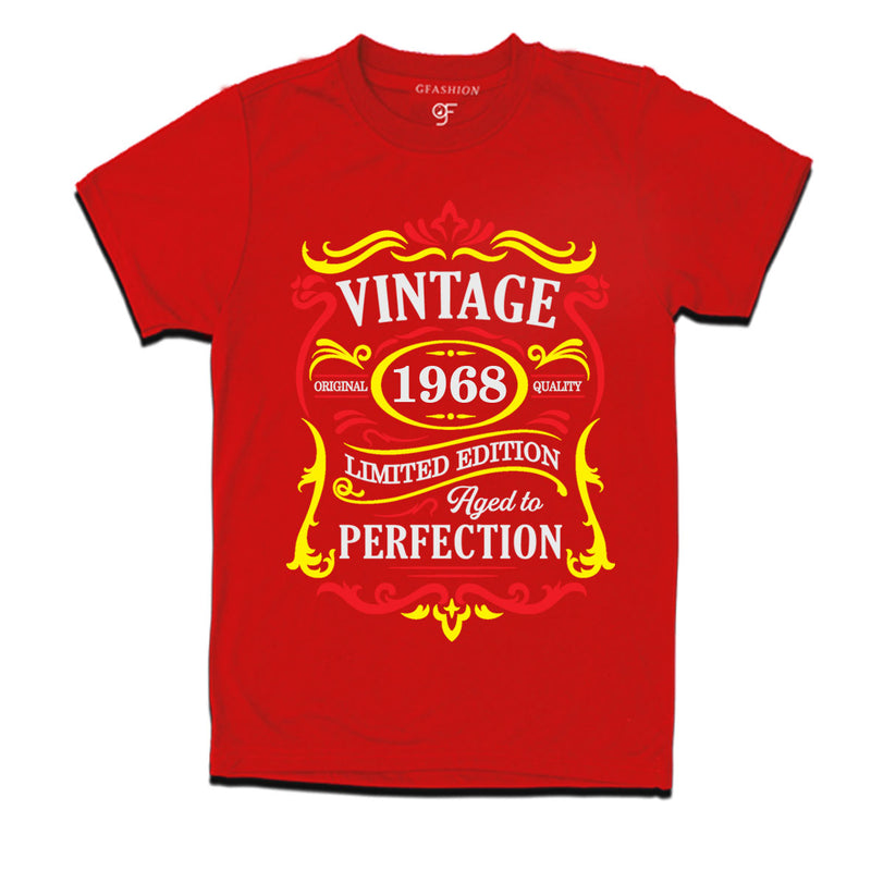 vintage 1968 original quality limited edition aged to perfection t-shirt